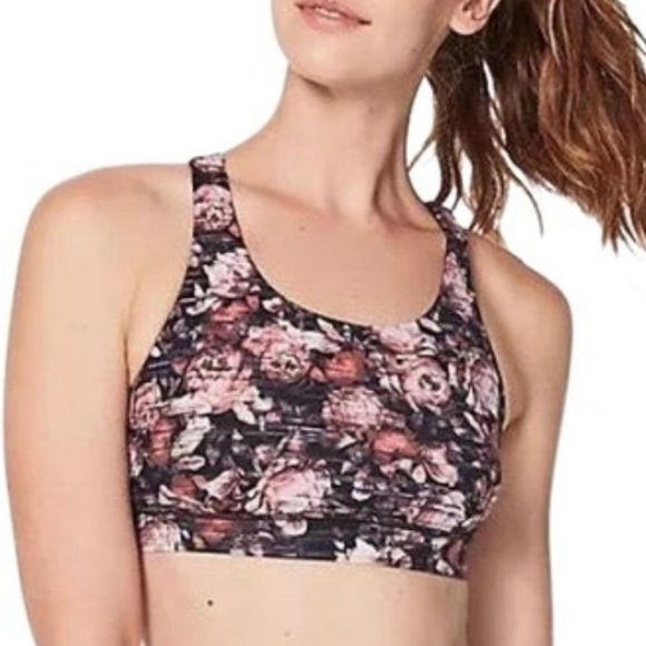 Lululemon Floral Energy Bra size 4 - Picture 2 of 5